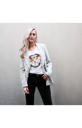 Dames - Buffalo shirt wit